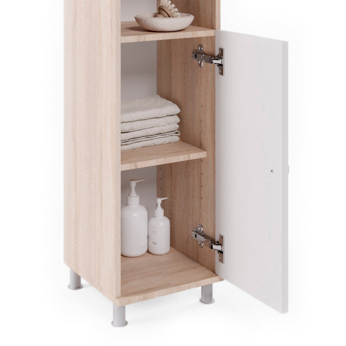 Vicco Set di mobili da bagno Sonoma/Bianco 4 parti