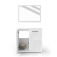 Vicco Set mobili bagno Bianco lucido 2 parti