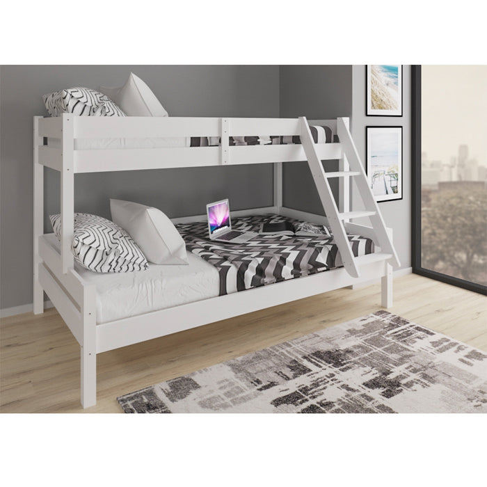 Vitalispa Letto a castello Bianco 140x200 / 90x200 cm