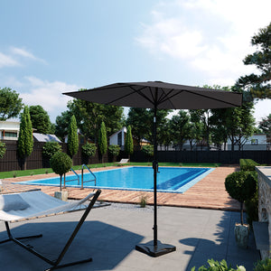 OK-Living Ombrello a semaforo Antracite 270 cm con coperchio di protezione