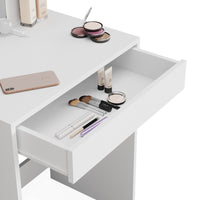 Vicco Tavolo da toeletta Bianco 60 cm con sgabello