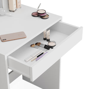 Vicco Tavolo da toeletta Bianco 60 cm con armadio