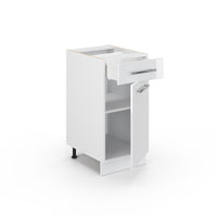 Vicco Mobiletto base per cucina Bianco lucido 40 cm senza piano di lavoro