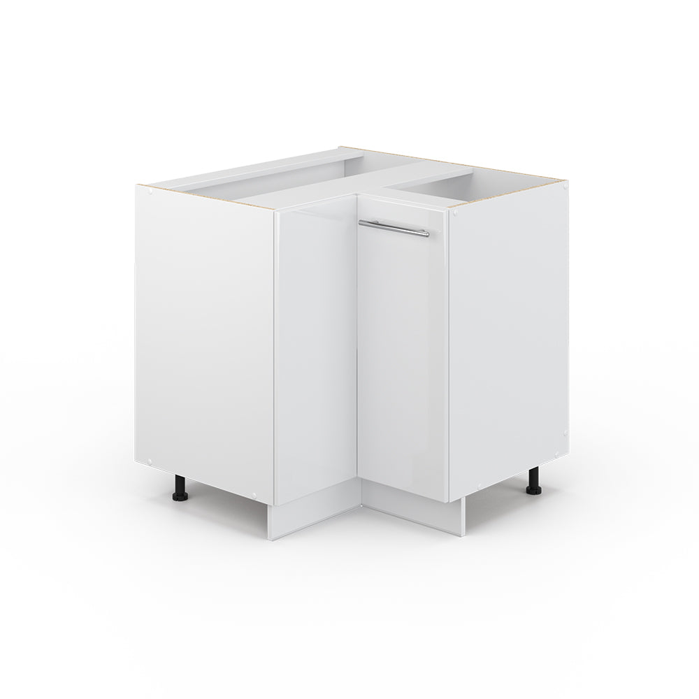 Vicco Mobile ad angolo cucina Bianco lucido 80.5 cm senza piano di lavoro