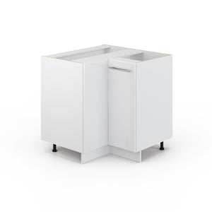 Vicco Mobile ad angolo cucina Bianco lucido 80.5 cm senza piano di lavoro