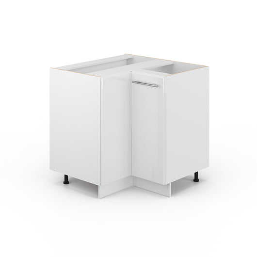 Vicco Mobile ad angolo cucina Bianco lucido 80.5 cm senza piano di lavoro