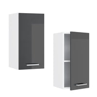 Vicco Pensile da cucina Antracite lucido 30 cm