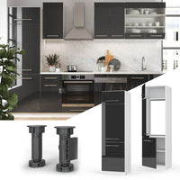 Vicco Armadio frigorifero Antracite lucido 60 cm