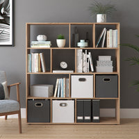 Vicco Scatola pieghevole Bianco 30 x 30 cm Set di 4