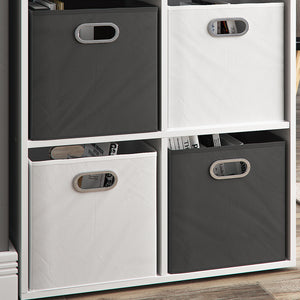 Vicco Scatola pieghevole Antracite 30 x 30 cm Set di 8 scomparti