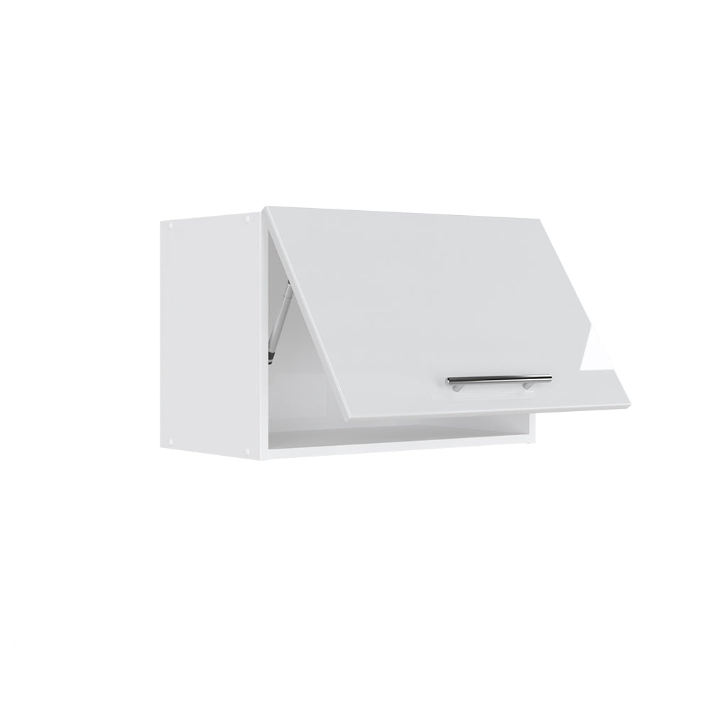 Vicco Pensile da cucina Bianco lucido 60 cm Piatto