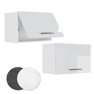 Vicco Pensile da cucina Bianco lucido 60 cm Piatto