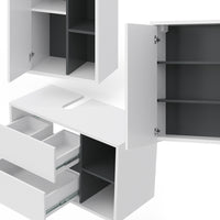 Vicco Set mobili bagno Bianco 3 parti