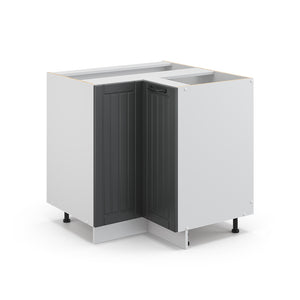 Vicco Mobile ad angolo cucina Antracite casa di campagna 80.5 cm senza piano di lavoro