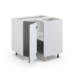 Vicco Mobile ad angolo cucina Antracite casa di campagna 80.5 cm , PL Marmo