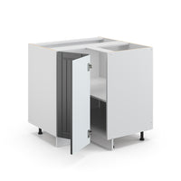 Vicco Mobile ad angolo cucina Antracite casa di campagna 80.5 cm , PL Rovere