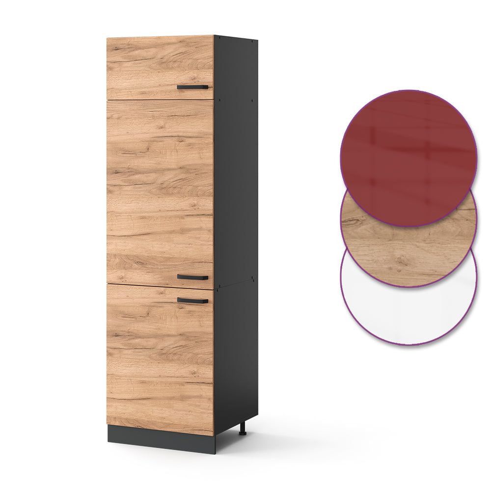 Vicco Armadio frigorifero Quercia dorata 60 cm