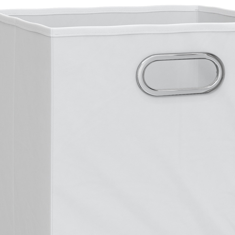 Vicco Scatola pieghevole Bianco 30 x 30 cm Set di 2