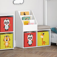 Vicco Libreria bambini Bianco 30.9 x 79 cm Mini, con 2 scatole pieghevoli opt.2