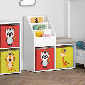 Vicco Libreria bambini Bianco 30.9 x 79 cm Mini, con 2 scatole pieghevoli opt.2
