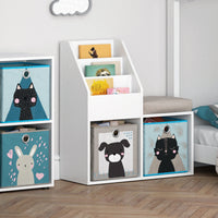 Vicco Libreria bambini Bianco 30.9 x 79 cm Mini, con 2 scatole pieghevoli opt.4