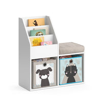 Vicco Libreria bambini Bianco 30.9 x 79 cm Mini, con 2 scatole pieghevoli opt.4
