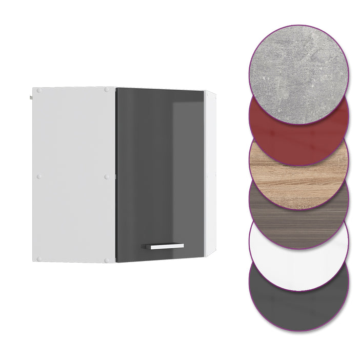 Vicco Mobile angolare da cucina Antracite lucido 57 cm