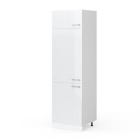 Vicco Dispensa universale Bianco lucido 60 cm con porte