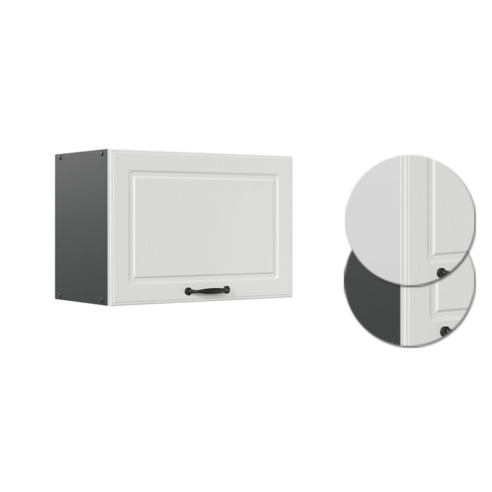 Vicco Pensile da cucina Bianco casa di campagna 60 cm Piatto