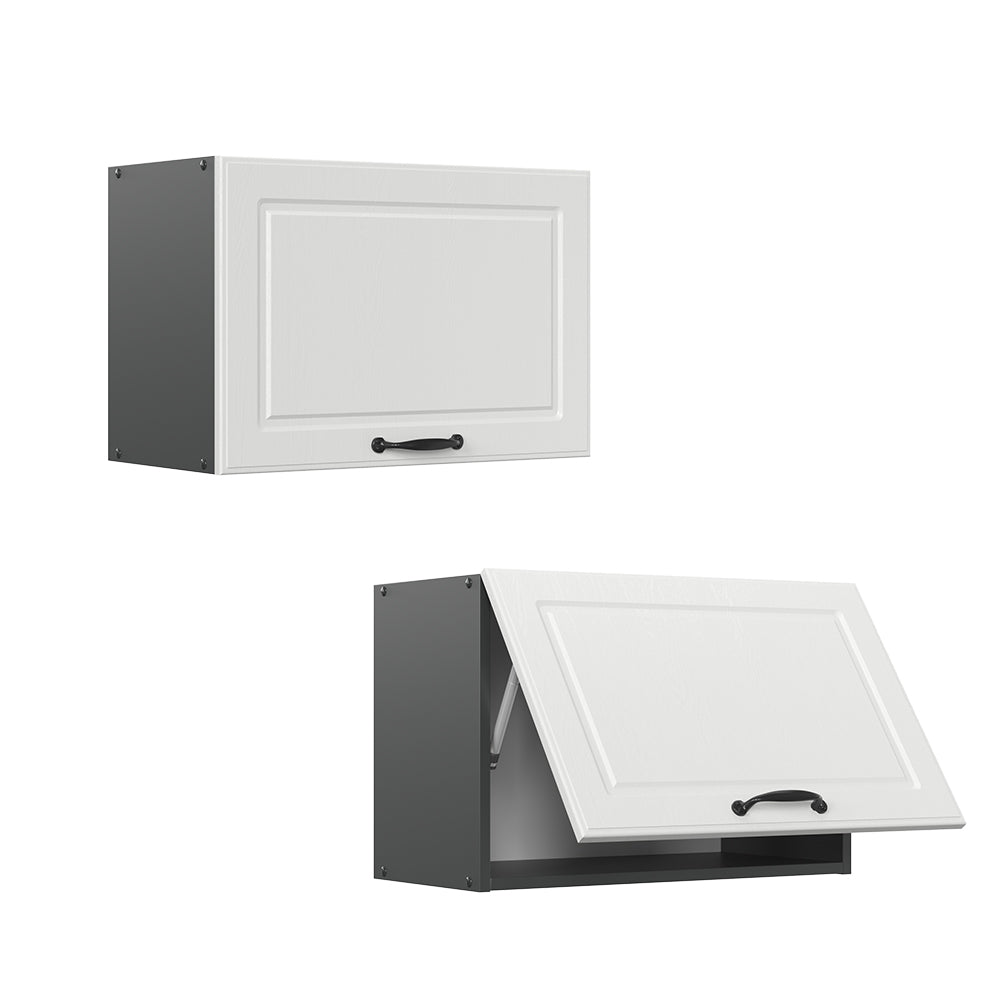 Vicco Pensile da cucina Bianco casa di campagna 60 cm Piatto