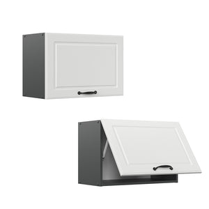 Vicco Pensile da cucina Bianco casa di campagna 60 cm Piatto