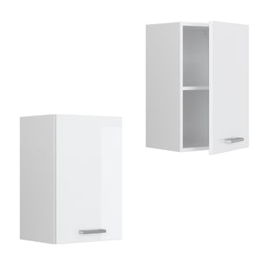 Vicco Pensile da cucina Bianco lucido 40 cm