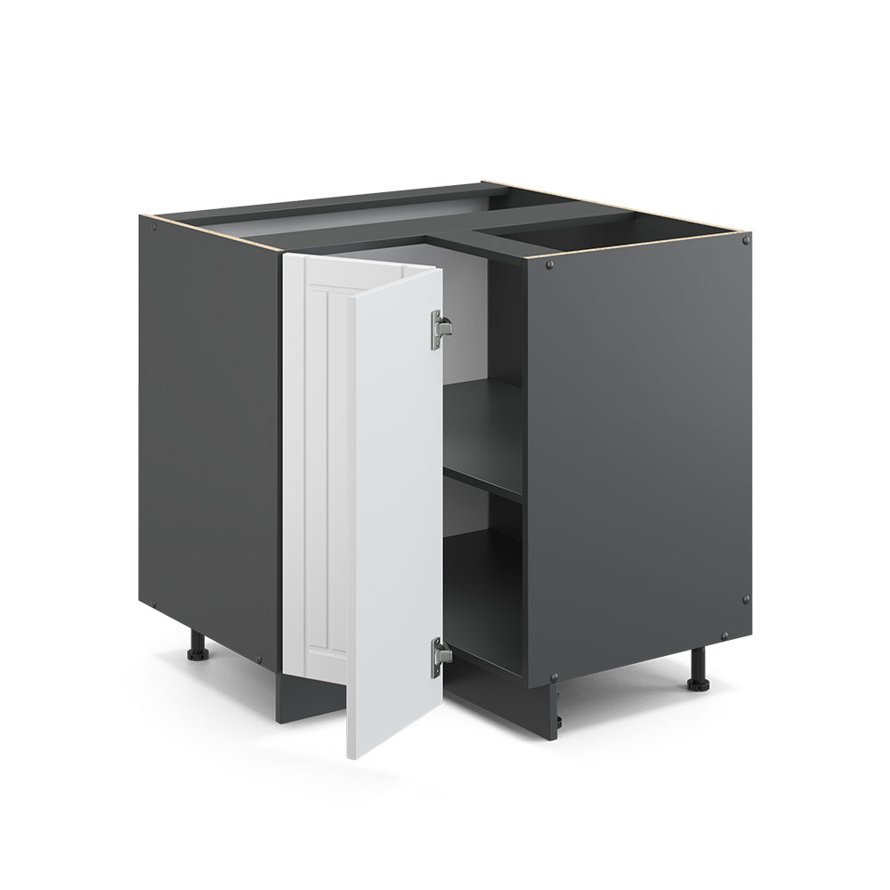 Vicco Mobile ad angolo cucina Bianco casa di campagna 80.5 cm , PL Antracite