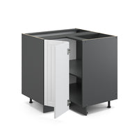 Vicco Mobile ad angolo cucina Bianco casa di campagna 80.5 cm , PL Antracite