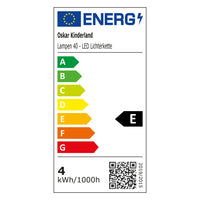 Vicco Tavolo da toeletta Grigio 55 cm con illuminazione a LED e sgabello