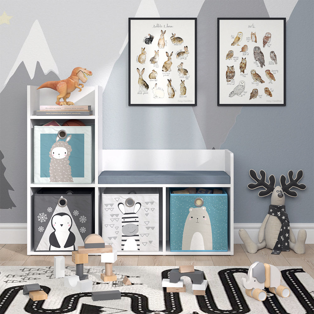 Vicco Scaffale per bambini Bianco 107.2 x 88.6 cm