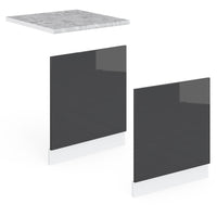 Vicco Pannello frontale Antracite lucido 60 cm , PL Antracite