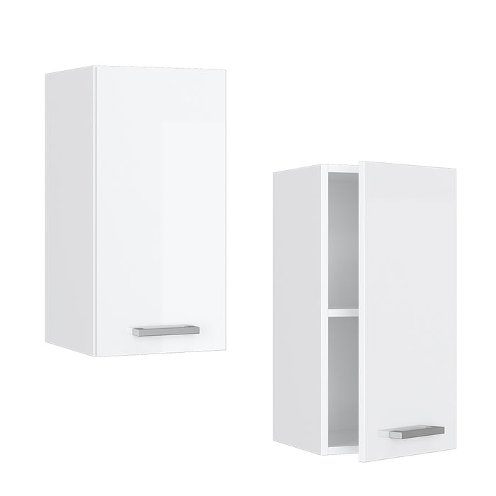 Vicco Pensile da cucina Bianco lucido 30 cm