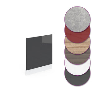 Vicco Pannello frontale Antracite lucido 60 cm senza piano di lavoro