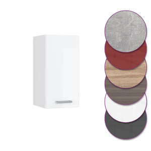 Vicco Pensile da cucina Bianco lucido 30 cm