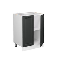 Vicco Mobiletto base cucina Antracite casa di campagna 60 cm , PL Marmo