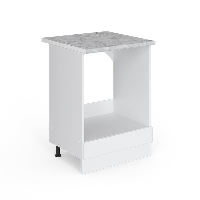 Vicco Mobile per forno da incasso Bianco lucido 60 cm , PL Marmo