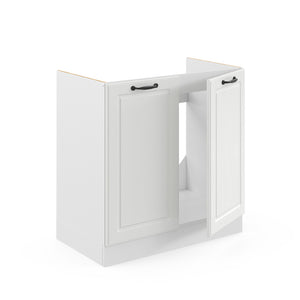 Vicco Mobile lavello cucina Bianco casa di campagna 80 cm senza piano di lavoro