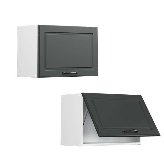 Vicco Pensile da cucina Antracite casa di campagna 60 cm Piatto