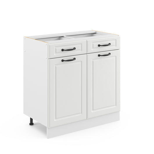Vicco Mobiletto base per cucina Bianco casa di campagna 80 cm senza piano di lavoro