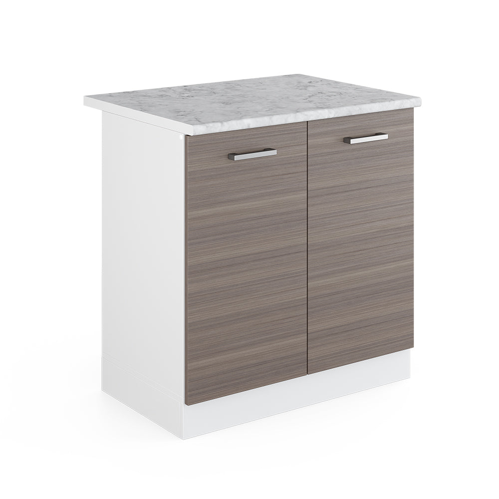 Vicco Mobile lavello cucina Grigio 80 cm , PL Marmo