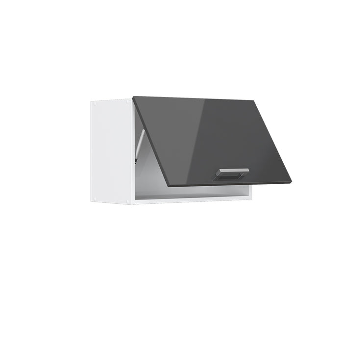 Vicco Pensile universale Antracite lucido 60 cm con porta a ribalta