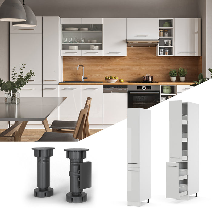 Vicco Armadio da farmacia Bianco lucido 30 cm