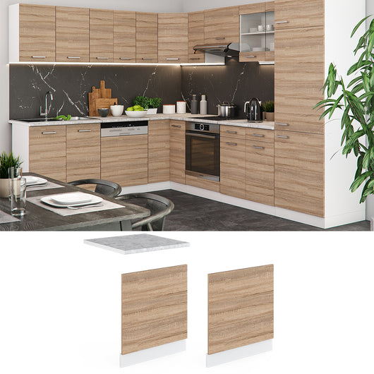 Vicco Pannello frontale Sonoma 60 cm senza piano di lavoro