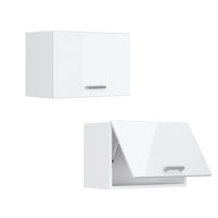 Vicco Pensile universale Bianco lucido 60 cm con porta a ribalta